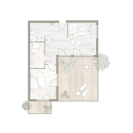 Apartmán Binnendiek Haus 1 13 Böhl
